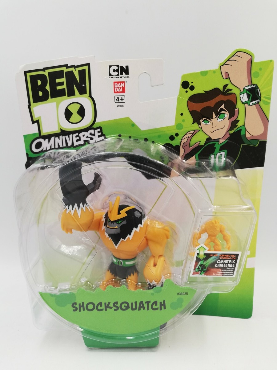 Ben 10 Omniverse Shocksquatch 4'' Figure #36025 Bandai - HTF