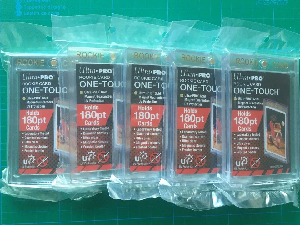 5x Ultra Pro 180PT UV Rookie One Touch Card Holder Case  (= lot of 5 magnetics) - Image 2 of 3