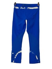 Lululemon Leggings Women 4 Blue  Running Crop Inseam 21 Athleisure Gym Yoga