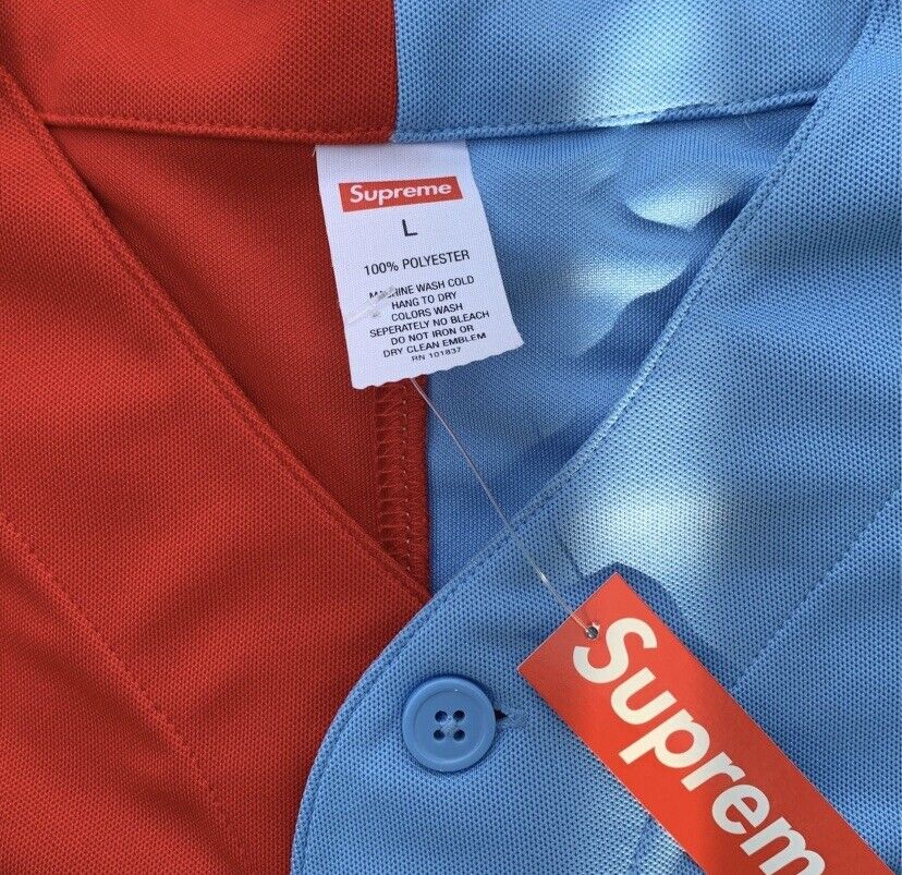 Supreme Don’t Hate Baseball Jersey 2 Tone (Large) SS 2021