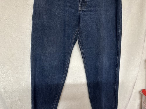 Vintage OLD NAVY Mens Button-up Jeans 38x30 Dark Wash Denim 100% Cotton CLASSIC! - Picture 3 of 11