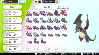 Any 6 Gigantamax Shiny Pokemon Sword And Shield Shiny 6iv Toxtricity Charizard Ebay