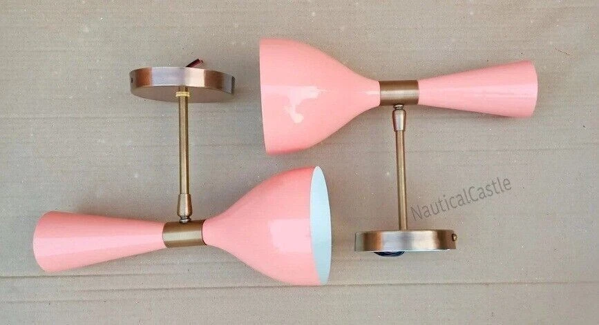 Mid century plug in wall cheap sconce