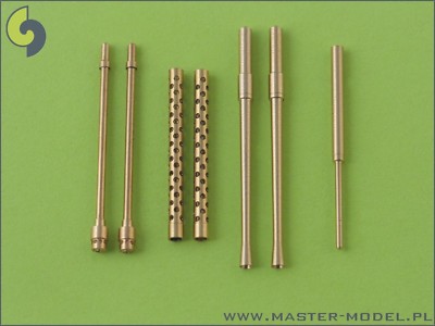 MITSUBISHI A6M2 ZERO BARRELS & PITOT (to HASEGAWA TAMIYA ETC)#32006 1/32 MASTER