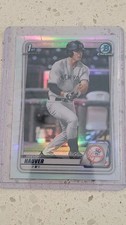 2020 Bowman Chrome Draft #BD-113 Trevor Hauver  Refractor Texas Rangers 
