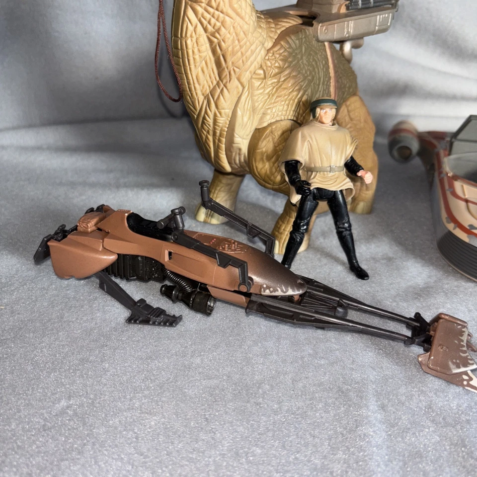 Star Wars Ronto con Jawa Creature Mount Power of the Force POTF extras!! Foto 2 de 4