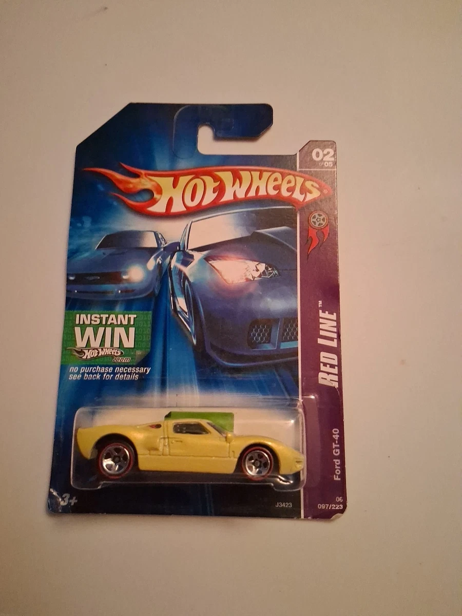 Hot Wheels Redlines Ford GT40 Contemporary Manufacture Diecast