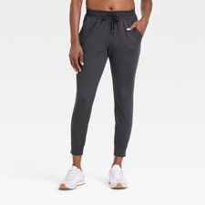 All In Motion Heather Black Soft Stretch Jogger Small NWT