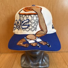 Vintage 90s Orlando Magic Drew Pearson Slam Dunk Twill Snap Back Hat Cap