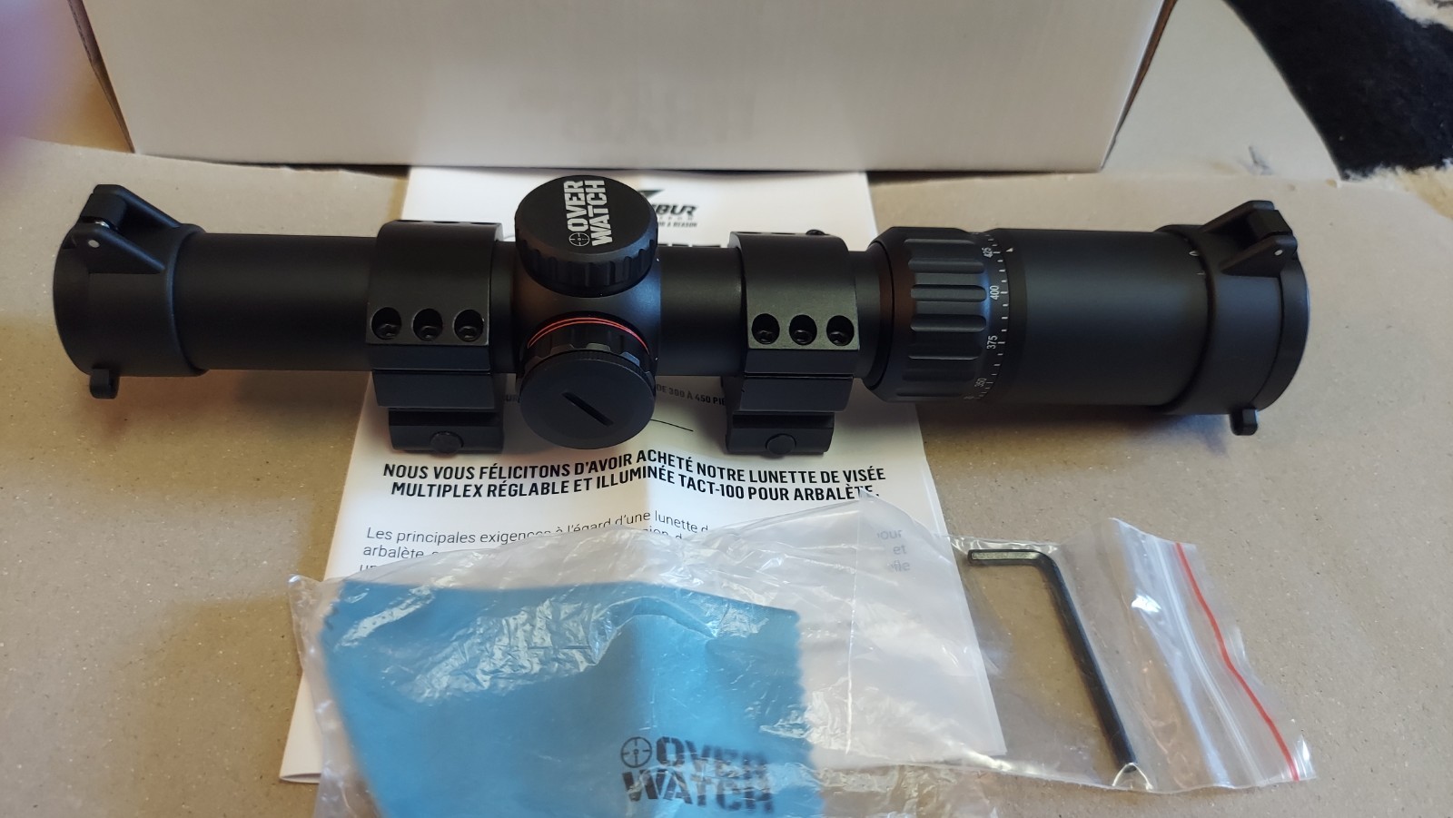 Excalibur Overwatch Crossbow Scope - Illuminated and Variable Speed - #74356