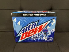 Mountain Dew White Out Full 12pk 16oz Cans Canada 🇨🇦 2022