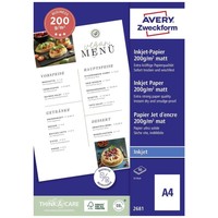 Art. 2681 Business Inkjet Papier 50 Blatt, 200 G/M², A4, Mattes Druckerpapier...