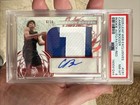 Leaf Web Exclusives Cameron Boozer 2025/10 Rookie automático y parche rojo pop 1 PSA 8