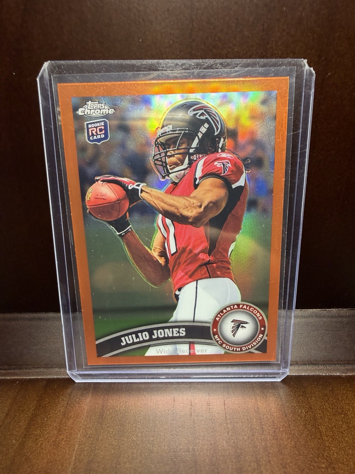 Topps 2011 Chrome Julio Jones Rookie Orange Refractor #131 Atlanta Falcons