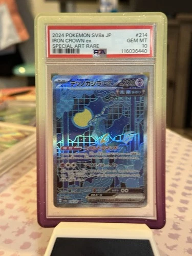 PSA 10 Iron Crown 214/187 ex SAR sv8a Terastal Festival Japanese With /guard