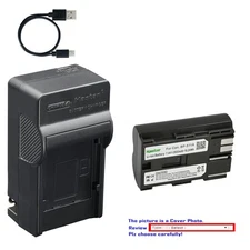 Kastar Battery AC & USB-C Charger for Canon Optura 10 20 50MC 100MC 200MC