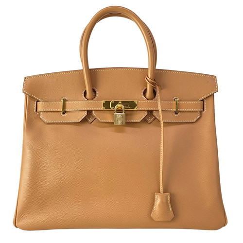 Hermès HERMES Birkin 35 Handbag Natural Veau Graine Couchevel
