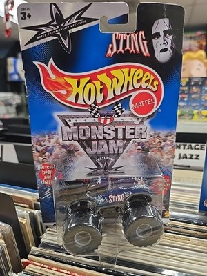 2000 Hot Wheels Monster Jam WCW Sting Long Card MOC 1:64 Truck Vintage Wrestling