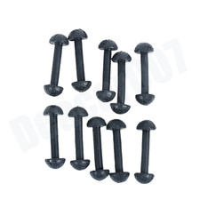 10x Connectors Fits Motu Leg Band For Vintage Figures Black Rubber