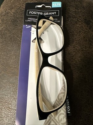 NEW! Foster Grant Kinsey Gold Women's Reading Glasses +2.75