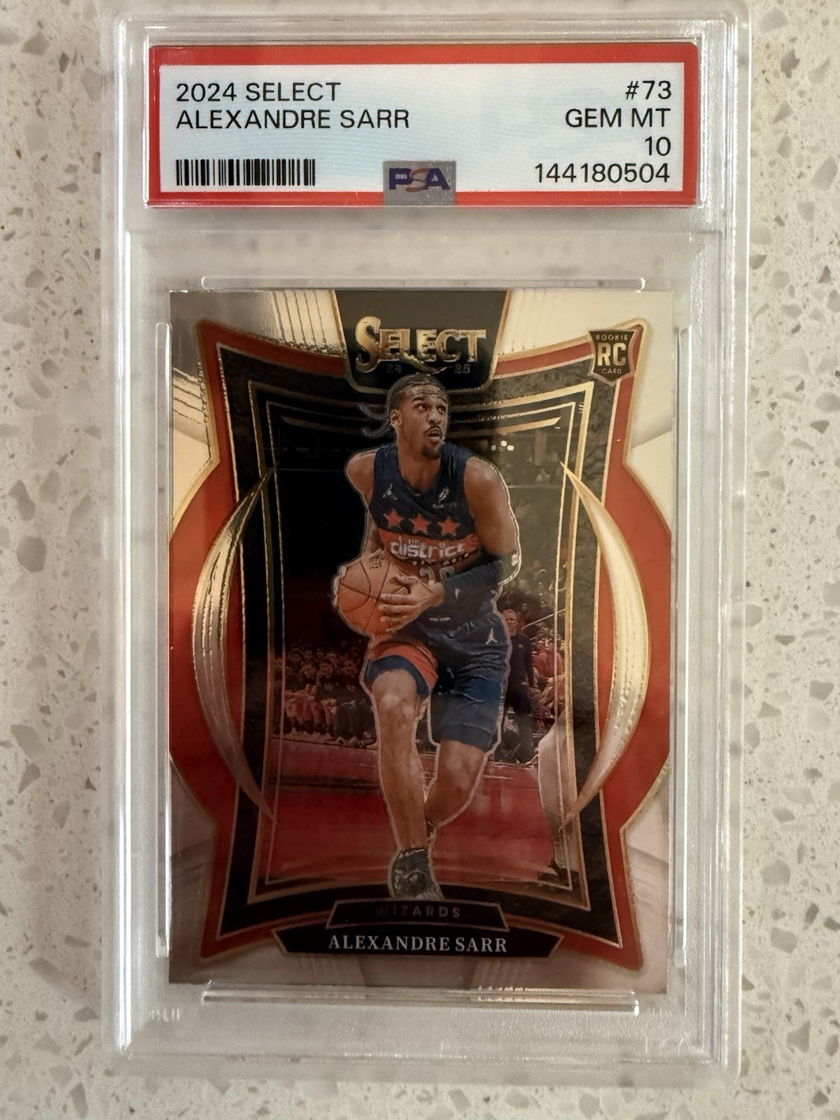2024-25 Panini Select - Concourse Alexandre Sarr #73 Silver Prizm (RC) PSA 10!