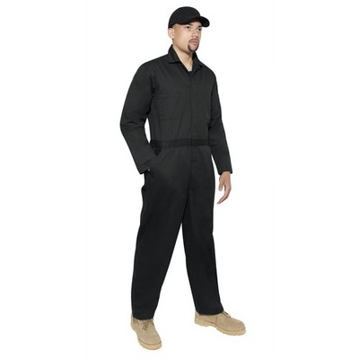 Rothco Black Workwear Coverall - 10485 - X-Large