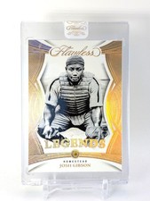2025 Panini Flawless Josh Gibson Legends Yellow Diamond Guaranty HOF Sealed /10