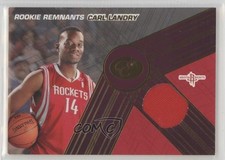 2007-08 Bowman Elevation Rookie Remnants Numbered to 99 12/99 Carl Landry 0af