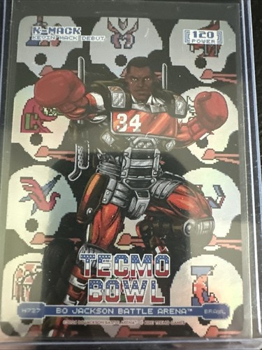 2026 Bo Jackson Battle Arena Tecmo Bowl K-Mack Kevin Mack Helmets Foil #H727 SP