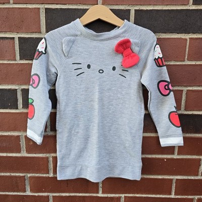 Hello Kitty 18 Month Long Sleeve Shirt Dress With Pockets By Sanrio