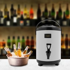 2.11 Gallon Insulated Thermal Hot Cold Thermal Coffee Milk Beverage Dispenser