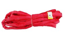 VR5 Red Round Sling, 20 ft – USA Made, 13,200 lb Vertical, 10,560 lb Choker, ...