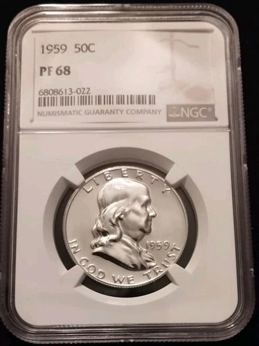 1959 Proof Franklin Half Dollar NGC PF68