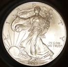 2003 -  1 oz Silver American Eagle (Brilliant Uncirculated)