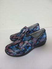 ALEGRIA Multicolor Leather 40 Comfort Slip On Slip Resistant Cushioned Shoes