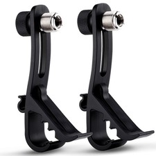 Facmogu 2PCS Drum Microphone Clip, Adjustable Mic Mount Clamp Holder Mic Securin