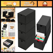 6-Pack 3x5 Index Card Organizer Box with Lid,...