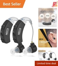 Behind-the-Ear Sound Amplifier Digital Hearing Aids Noise Reduction for Seniors