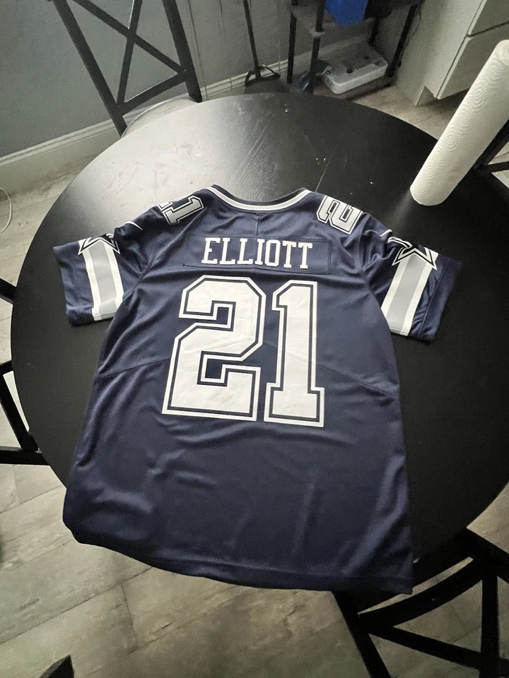 Camiseta Ezekiel Elliott Dallas Cowboys Nike Vapor Limited NFL NUEVA CON ETIQUETAS Hombres Talla Mediana Foto 2 de 3