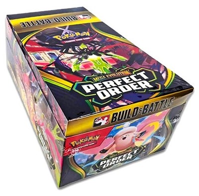 Pokemon Mega Evolution ME03 Perfect Order BUILD AND BATTLE DISPLAY BOX Sealed