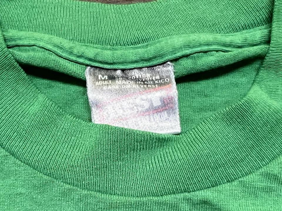 VTG 80's D.A.R.E. Men's Green T-Shirt - Carrollton Hawks, Illinois - Medium DARE - Image 3 of 4