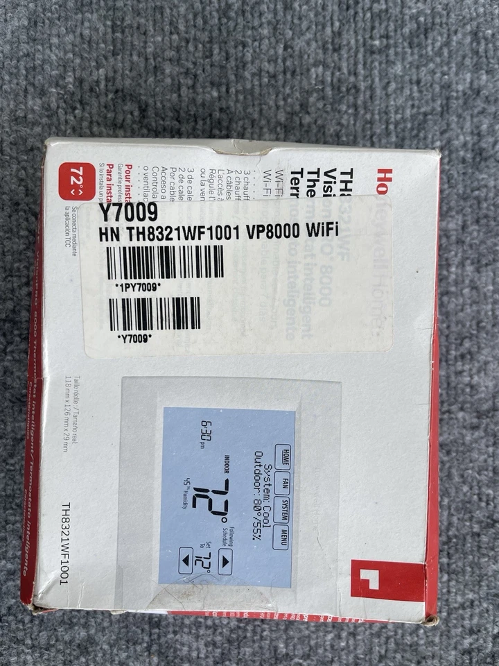 Honeywell VisionPRO Wi-Fi Digital Programmable Thermostat : TH8321WF1001. - Image 3 of 4