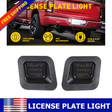 For Ram 2010-2018 1500 2500 3500 License Plate Lights Lamp White Led Accessories