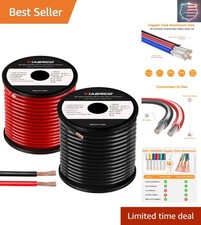 8 Gauge Wire, for Automotive Power/Ground, Battery Cable, Car Audio, RV, Amp,...