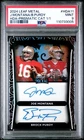 2024 Leaf Metal 1/1 Black Joe Montana Brock Purdy AUTO Prismatic Cat MINT PSA 9