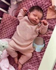 Zero Pam Reborn Baby Dolls Silicone Full Body Girl 20 Inch Waterproof Anatomi...