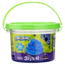 Stitch CRA-Z-Slimy 20oz Pre-Made Slime Bucket, Vibrant Blue CRA-Z-Slimy Slime...