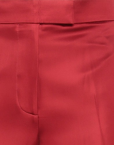 RRP €480 HELMUT LANG Satin Straight Trousers US4 UK8 IT40 S Red Made in Italy - Imagen 5 de 6