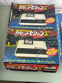 CASSETTE VISION Jr Console system Epoch NTSC-J Japan White TV Game 3 set