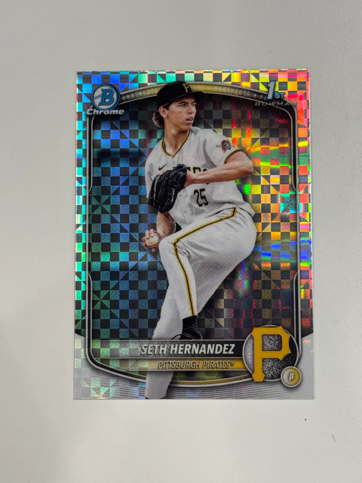 2025 Bowman Draft Chrome Seth Hernandez #BDC-25 X-Fractor 